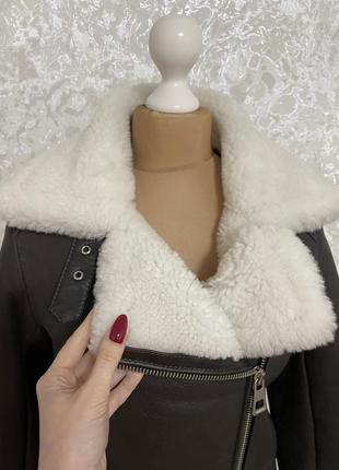 Mazzarini нова дублянка коричнева овчина xs