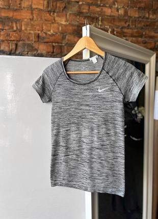 Nike women's short sleeve gray sports t-shirt женская, спортивная футболка