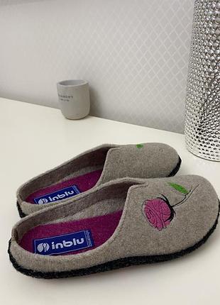 Капці жіночі войлочні inblu,розмір у розмір