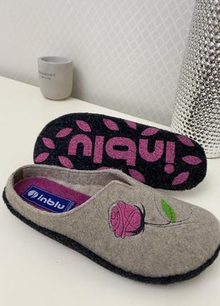 Капці жіночі войлочні inblu,розмір у розмір