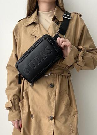 Жіноча брендова сумка бананка поясна guess aubriella fanny pack сумочка  камера на подарунок дружині подарунок дівчині