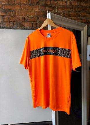 Adidas nitro change men’s orange short sleeve sports t-shirt спортивна футболка