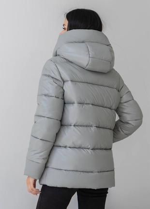 Пуховик женский короткий 42-56 зимняя куртка2 фото
