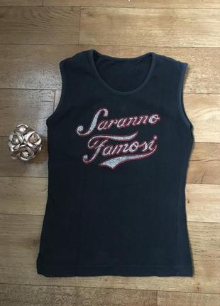 Майка saranno famosi. майка в рок стиле.майка с надписью. стильная майка