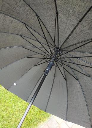 Женский зонт трость в чехле полуавтомат5 фото