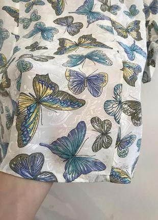 Рубашка с бабочками5 фото