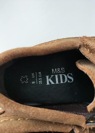 Кожаные фирменные детские мокасины marks &amp; spencer! оригинал7 фото