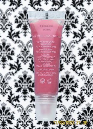 Увлажняющий блеск для губ lancome juicy tubes ultra shine lip gloss tickled pink плампер 10 мл3 фото