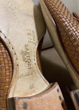 Sartori gold туфлі шкіра італія нові шикарні оригінал!