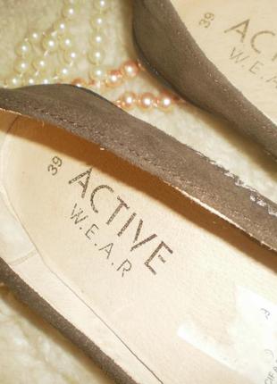 Мегакласні та зручні туфельки-мокасіни (туфлі, active wear. натуральний замш5 фото