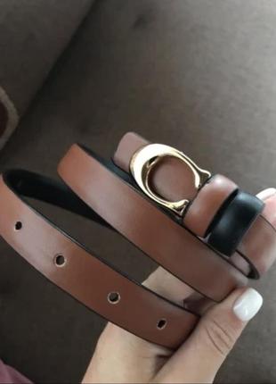 Ремень в стиле coach
