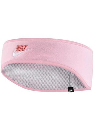 Nike club fleece headband youth pink пов'язка на голову оригінал підліткова дівоча дитяча