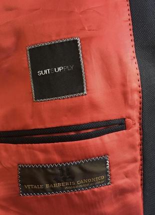 Suitsupply sienna мужской шерстяной пиджак классический6 фото