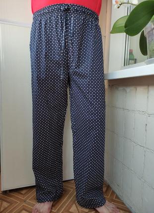 Штаны домашние бабовна, брюки пижама на рост до 184