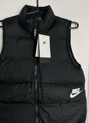 Жилетка nike чорна дута оригінал найк спортивна нова