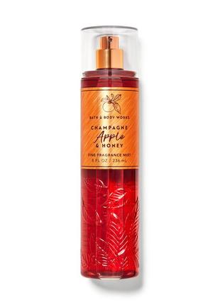 Мист (спрей) для тела bath and body works champagne apple & honey