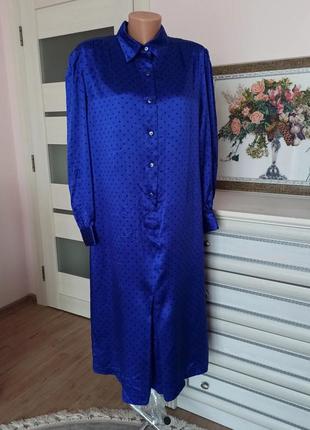 100% шелк роскошное шелковое платье peter hahn винтаж6 фото