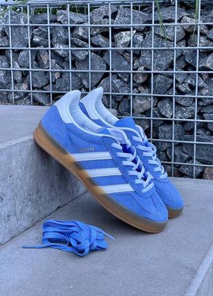 Женские кроссовки adidas gazelle indior shoes blue 36-37-38-39-40