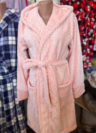 🏠 халат жіночий рожевий3 фото