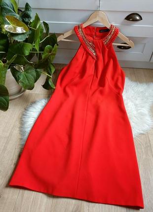 Коралова сукня від karen millen, розмір m-l