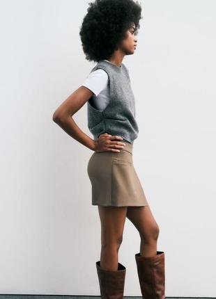 Асимметричная юбка -шорты4 фото