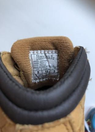 Lonsdale натуральная кожа пинетки первая обувь 3-6 месяцев3 фото