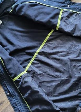 Куртка вітрівка на флісі maine rain resist розмір 18\xl3 фото