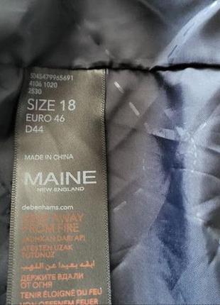 Куртка вітрівка на флісі maine rain resist розмір 18\xl8 фото