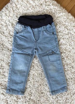 S’oliver крутые джинсы с удобной резинкой размер 86