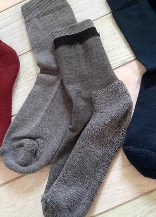 Термошкарпетки з махрою merino wool. вовна мериноса 95%. махрові шкарпетки для дорослих6 фото