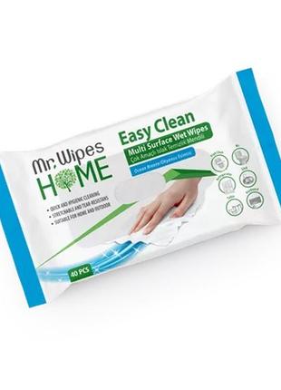 Вологі серветки для прибирання mr. wipes "бриз океана" farmasi 1205003