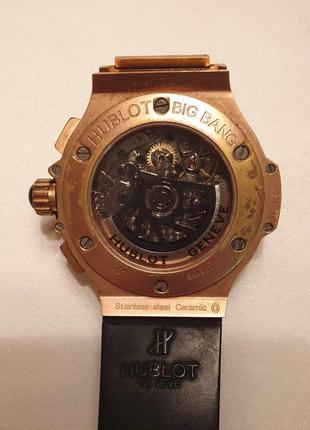 Часы hublot big bang (клон ааа) механизм, на запчасти3 фото