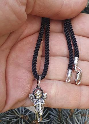 Кулон ангел зі срібла 925 проби, магазин myuvelir 8