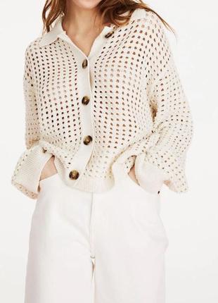 Ажурный кардиган h&m