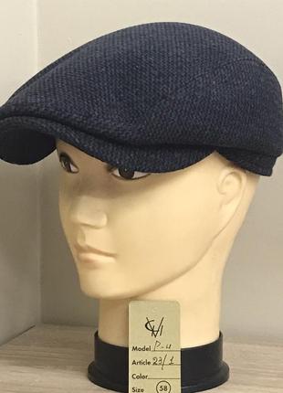 Кепка мужская реглан гаврош хулиганка шерстяная серая демисезонная comfort heads весення осенняя слимтекс