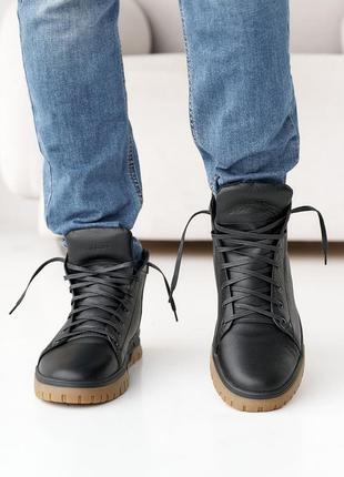 ❄️❤️качественная натуральная кожа ❤️❄️ мужские зимние ботинки4 фото