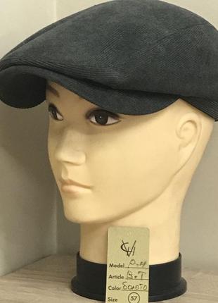 Кепка мужская реглан гаврош хулиганка вельветовая болотная демисезонная comfort heads весення осенняя слимтекс