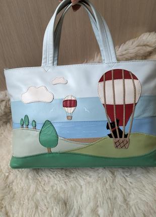Интересная кожаная сумка radley