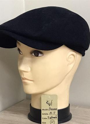 Кепка мужская реглан гаврош хулиганка вельветовая чёрная демисезонная comfort heads весення осенняя слимтекс