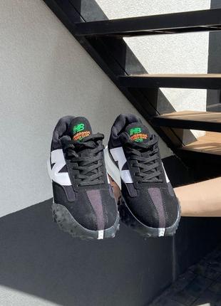 📌🔔🔴 шипастые new balance xc-72 зубастые кроссовки black white черный белый8 фото