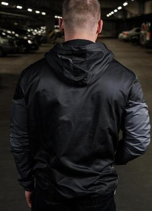 Ветровка мужская air jordan dark grey серая мужская весення куртка демисезонная курточка3 фото