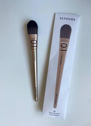 Пензлик від sephora collection classic foundation brush #01