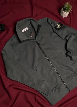 Преміальна кофта stone island military casual джемпер-стон айленд