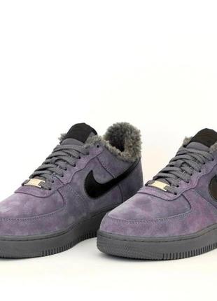 Кроссовки зимние nike, теплые мужские ботинки