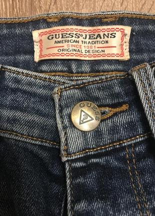 Штани джинсові скінни  guess , джинси рвані9 фото