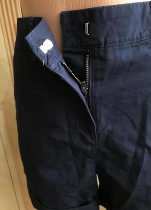 Шорты короткие dorothy perkins 40 размер, шорты с подгибом натуральная ткань коттон4 фото