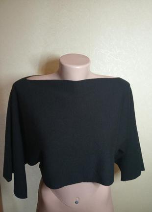 Короткий светр трикотаж1 фото