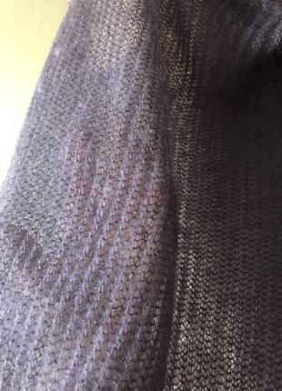 Стильный мохеровый жилет туника жилетка, натуральный мохер, plein sud jeanius