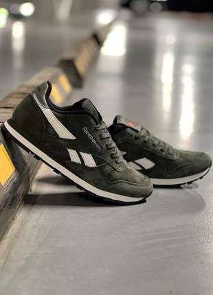 Стильні ядові кросівки Run reebok classic leather