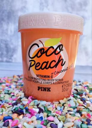 🥰скраб для тіла victoria's secret coco peach